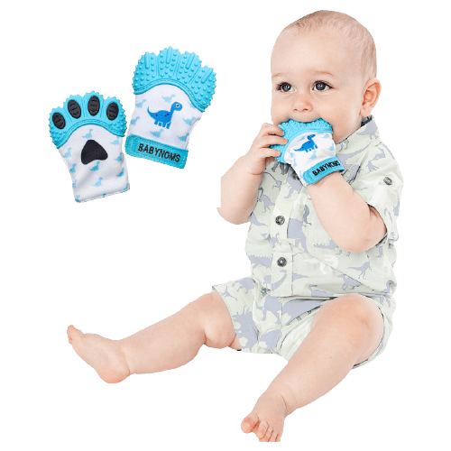 Baby gums clearance teething mitten